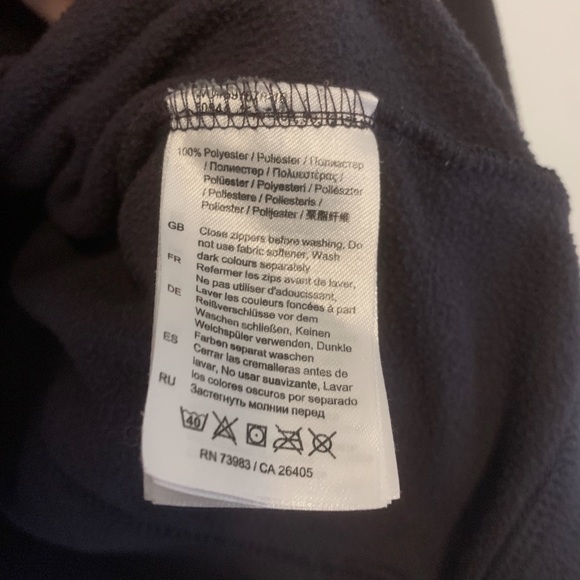 Helly Hansen Women’s Daybreaker Half-Zip Fleece Pullover - Dark Blue/Red - Picture 7 of 8